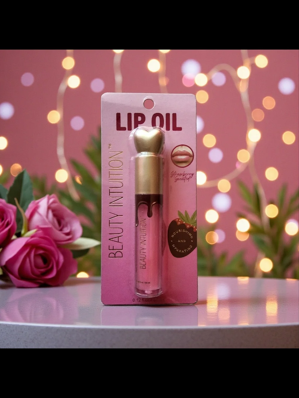 Pink Lip Oil - Nourishing Gloss